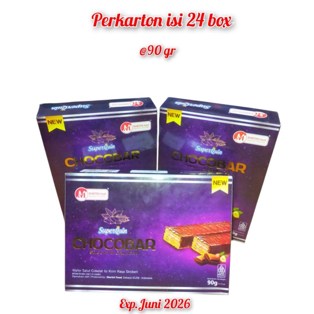 

Superquin chocobar @90gr