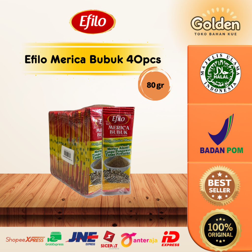 

Efilo Merica Bubuk Sachet Isi 40pcs