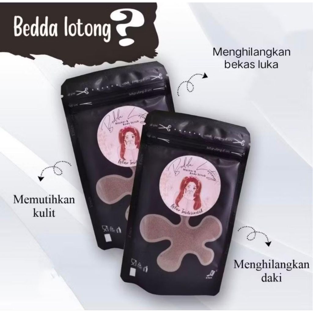 Lulur bedda lotong 50gr