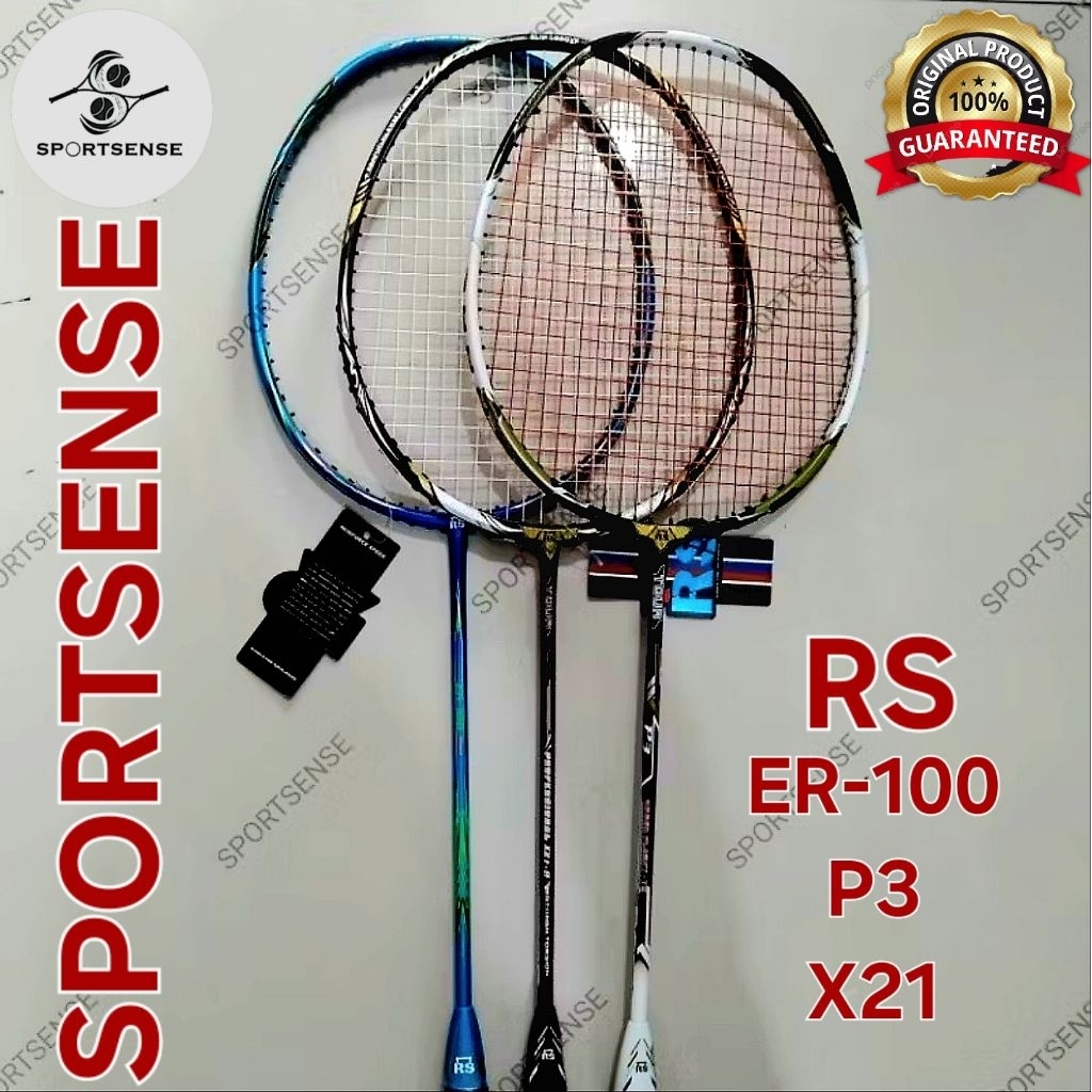 Raket Bulutangkis Badminton RS Reinforce Speed ER 100 Tour P3 Speed Flight Professional X21 Original