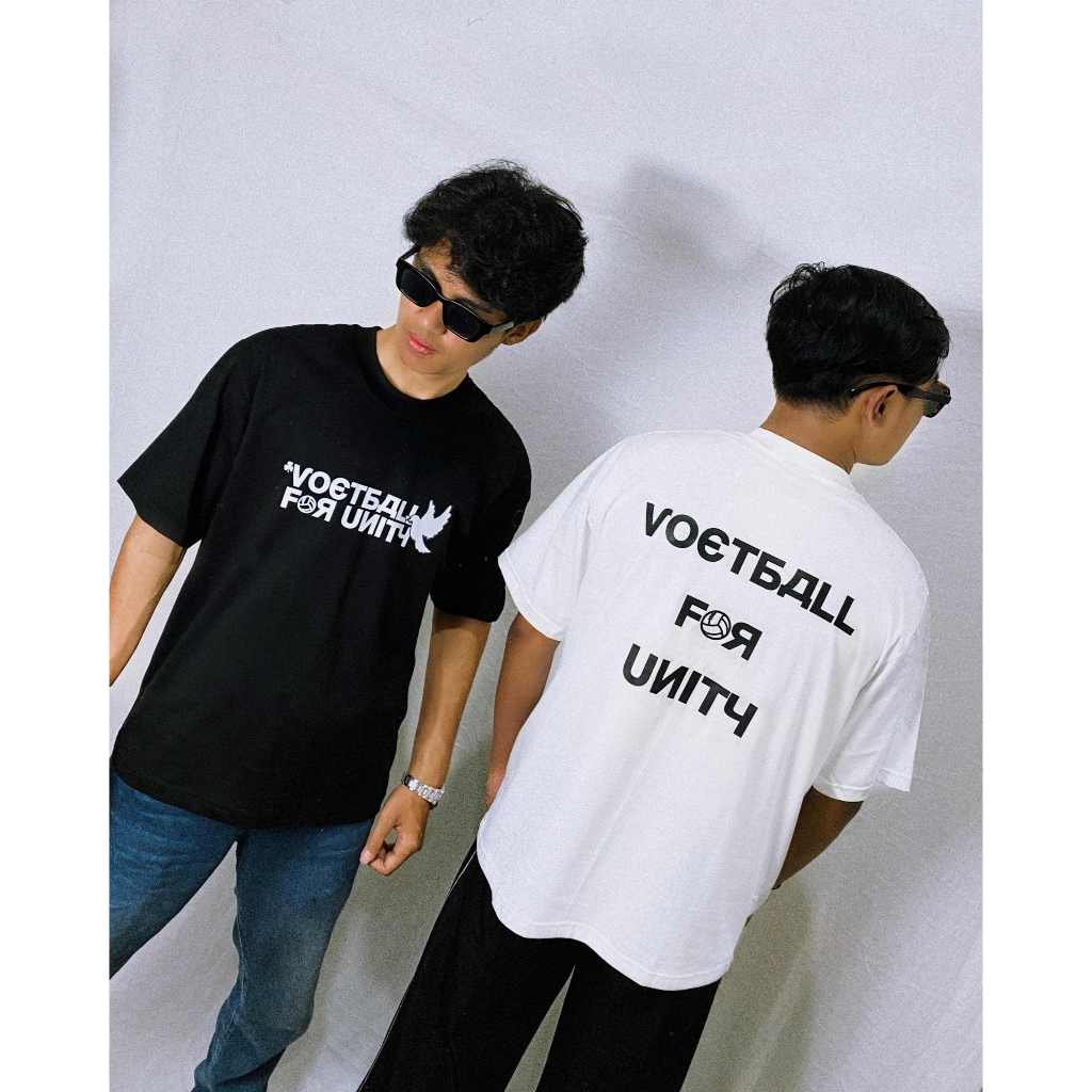 Kaos Oversize Tangan Pendek Football For Unity