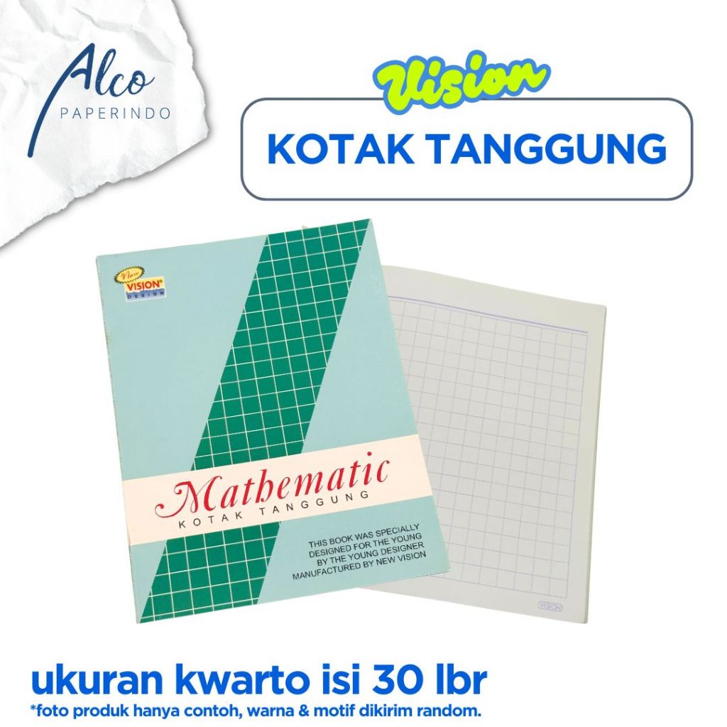 

BUKU KOTAK TANGGUNG VISION ISI 30 LEMBAR
