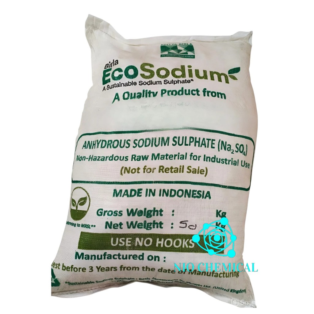 Sodium Sulfate 1 sak/ Natrium Sulfate / Sodium Sulphate 50KG