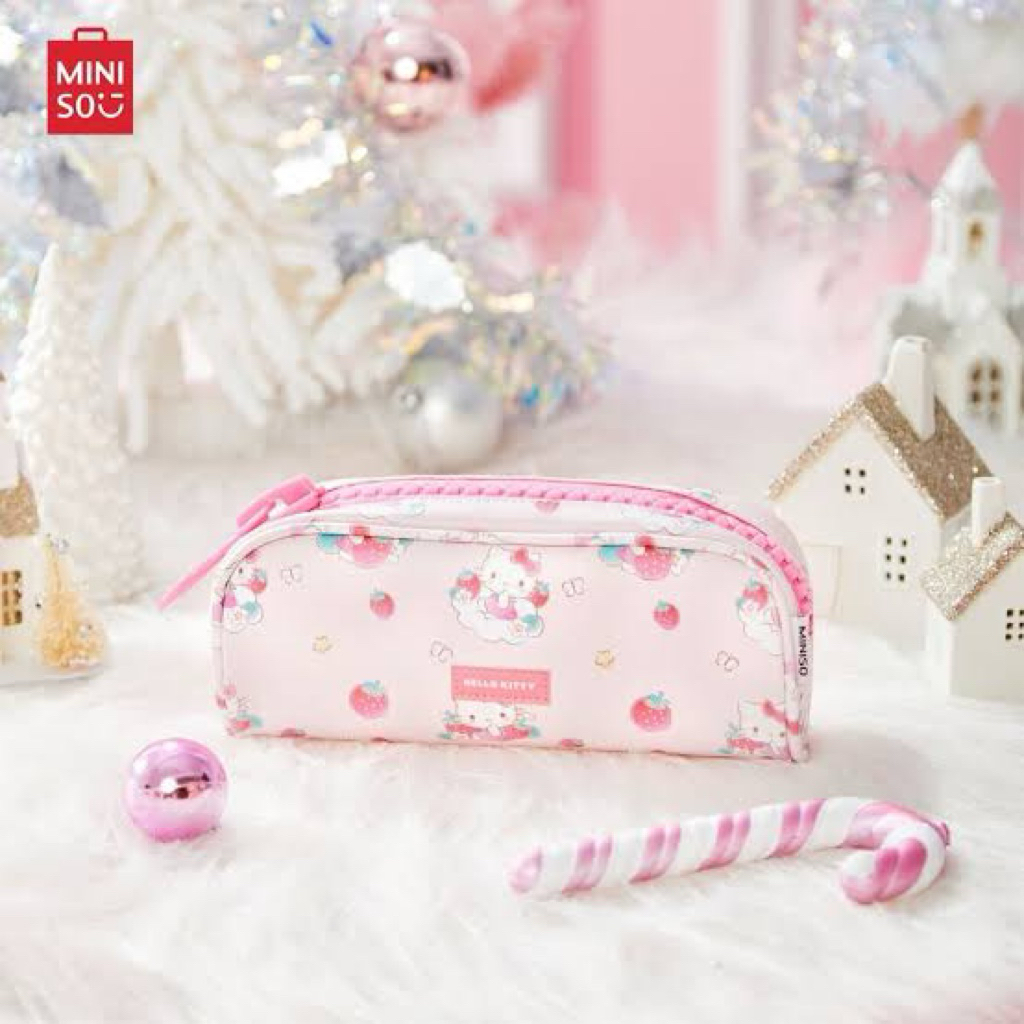 

Miniso Sanrio Big Zipper Pencil Case/Tempat pensil Sanrio Karakter Kuromi My Melody