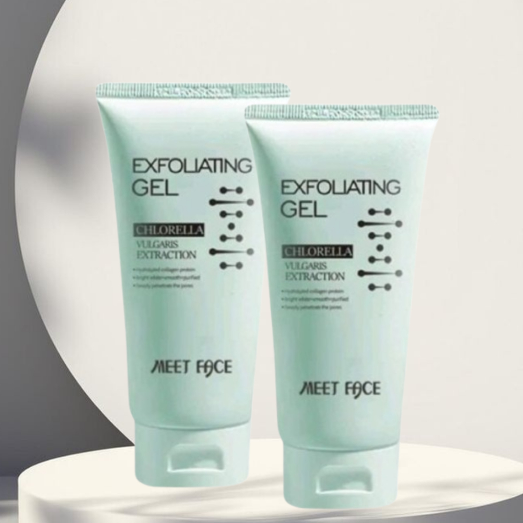 Exfoliating Gel Meet Face Chlorella Vulgaris Extraction 50g - Mengontrol minyak dan Mengecilkan pori