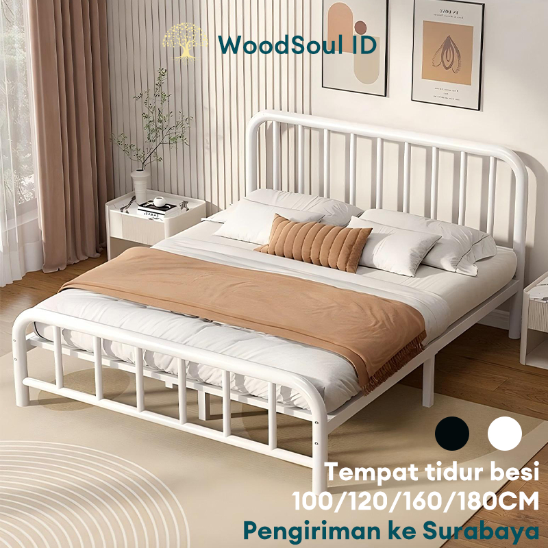 Ranjang Besi Dipan Tempat Tidur Rangka Tempat Tidur Besi Dipan Minimalis Design Industrial