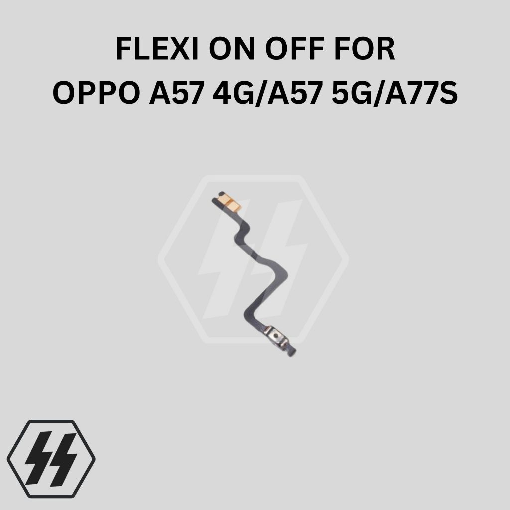 Flexible Power + Volume Button Oppo A57 4G/A57 5G/A77S Kabel Fleksibel Tombol On Off Saklar Power