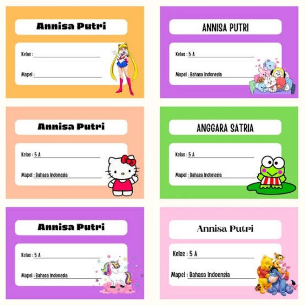 

cetak stiker label buku