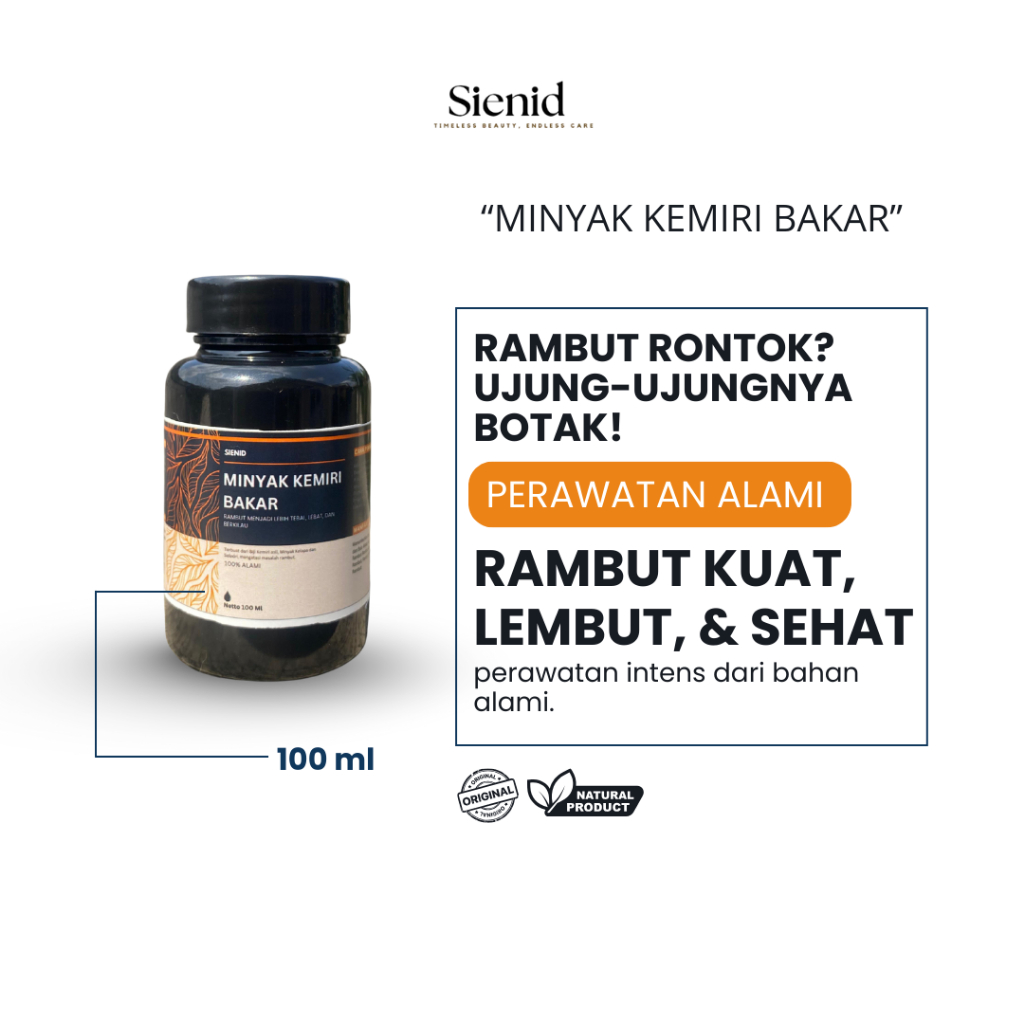 Minyak Kemiri Bakar Asli Herbal Minyak Kemiri Bakar Minyak Kemiri Penumbuh Rambut Penumbuh Rambut Bo