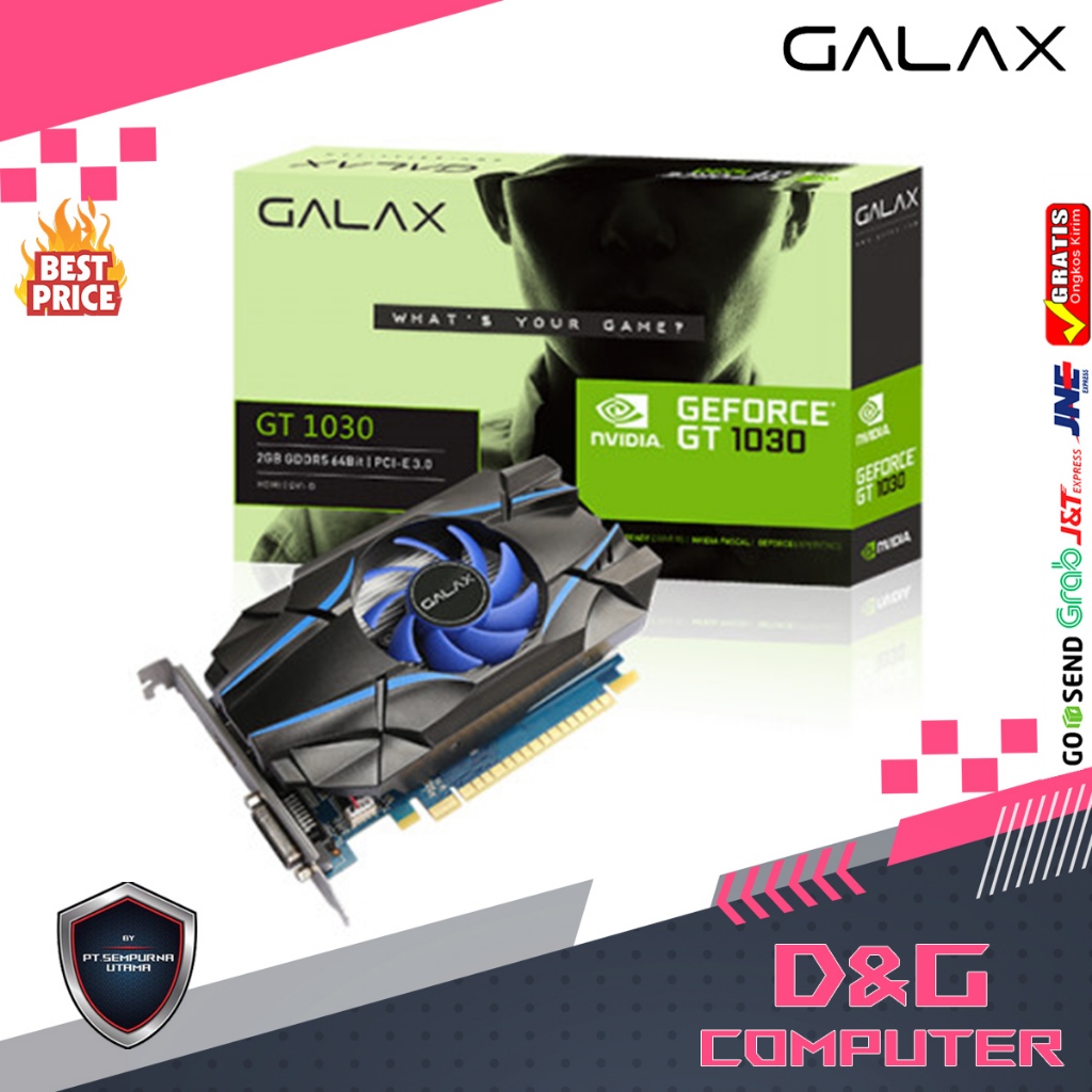 GALAX GeForce GT 1030 2GB GDDR5 64-bit