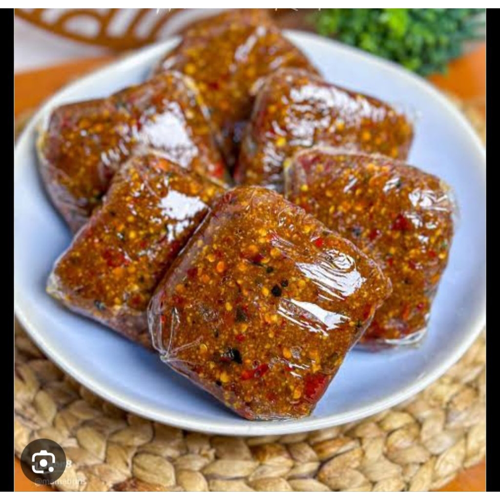

sambal pecel khas ndeso.... dijamin mantapp di buat dengan resep kuno kemasan 500 gr
