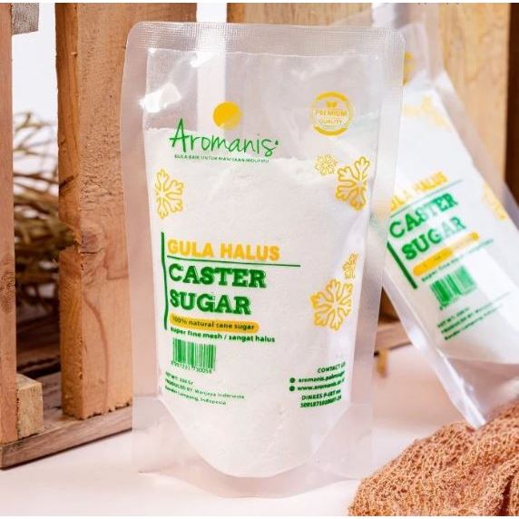 

Aromanis Caster Sugar 250gr - gula halus castor putih kastor