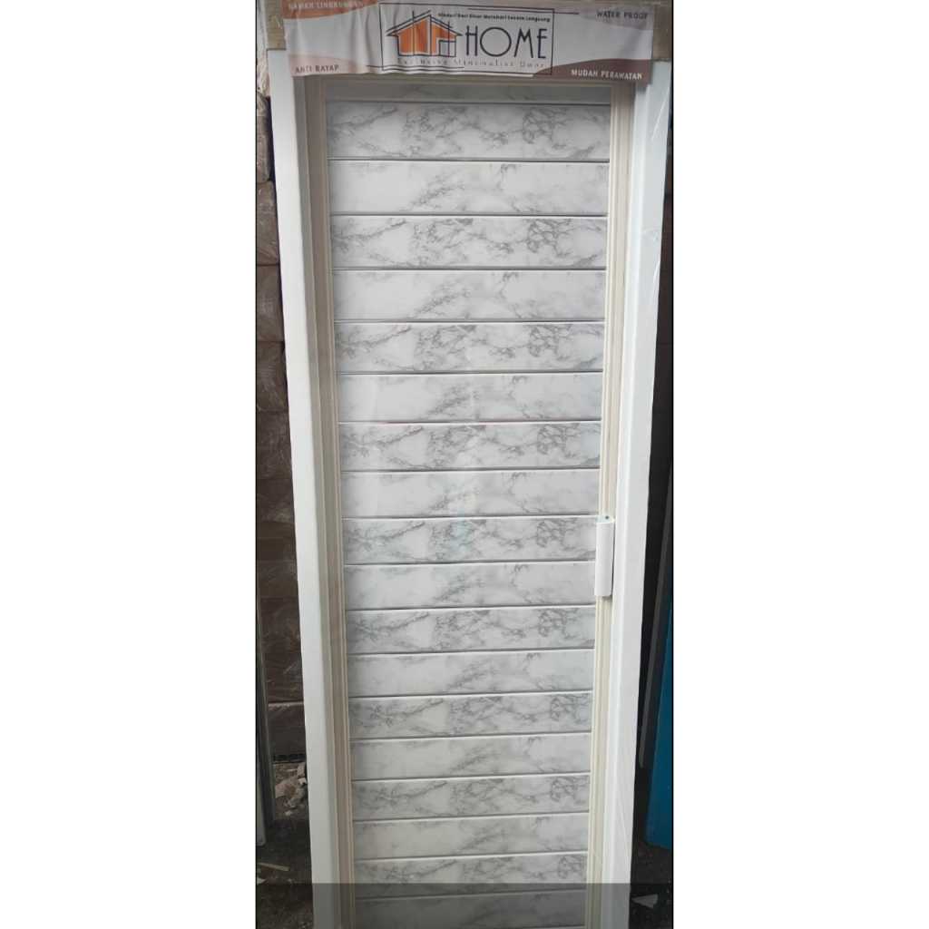 PLF - Pintu PVC kamar mandi / PINTU PVC MURAH BAHAN PLAVON PVC MOTIF