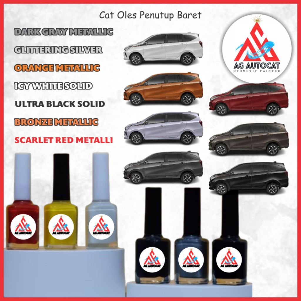 CAT OLES PENGHILANG BARET MOBIL DAIHATSU SIGRA NEW GRAY, SILVER, OREN, HITAM, PUTIH, BRONZE, MERAH A