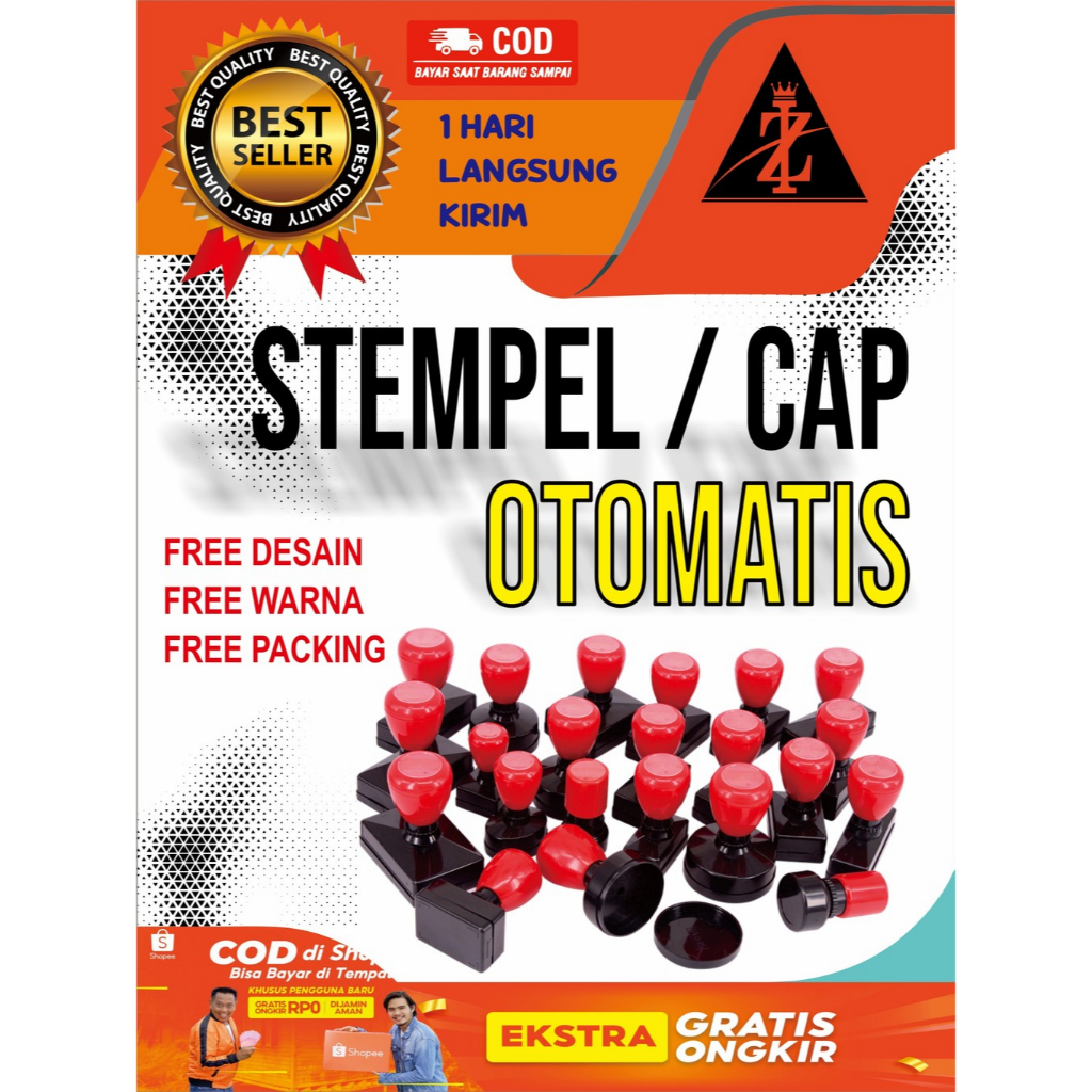 

Stempel Otomatis (bulat) Cap Dinas Cap Otomatis Stempel Stamp Murah Stempel Kayu Stempel Warna