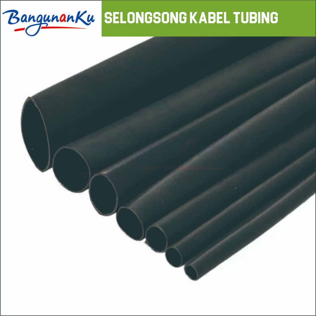 SELONGSONG KABEL TUBING/HEAT SHRINK TUBING/SELONGSONG PELINDUNG KABEL/PEMBUNGKUS KABEL