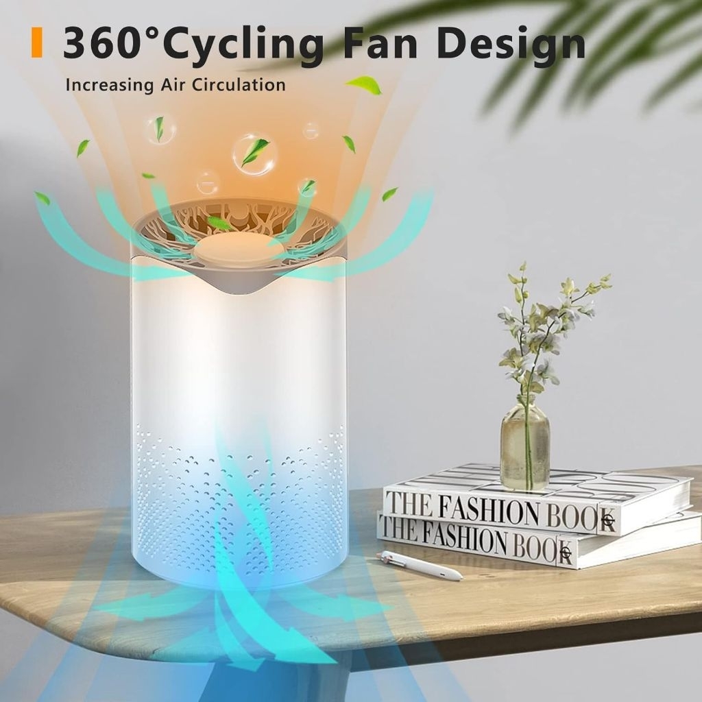 Colmer Pembersih Polusi Udara Uv Air Purifier Air Cleaner Penyaring Udara Ruangan Kamar Mini 360