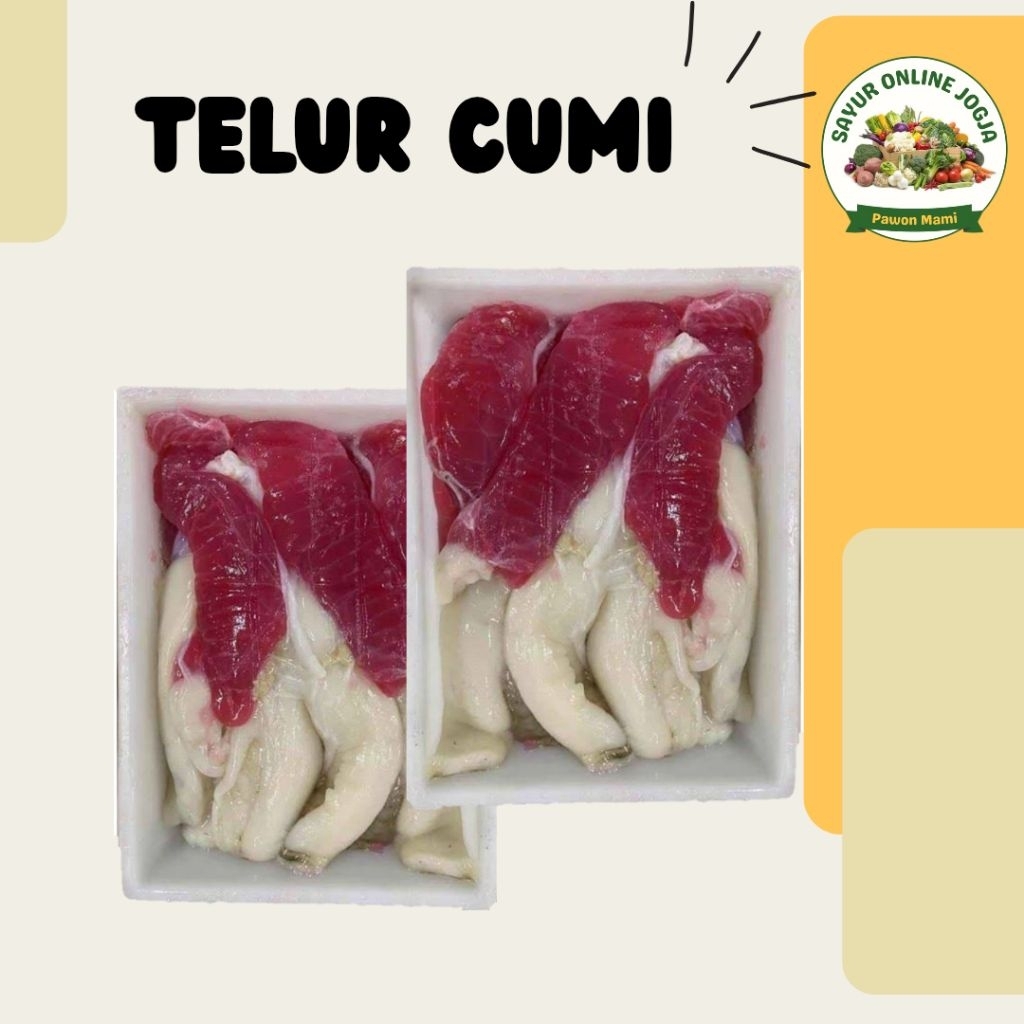 

Telur cumi frozen 500gr - PAWON MAMI SAYUR ONLINE JOGJA
