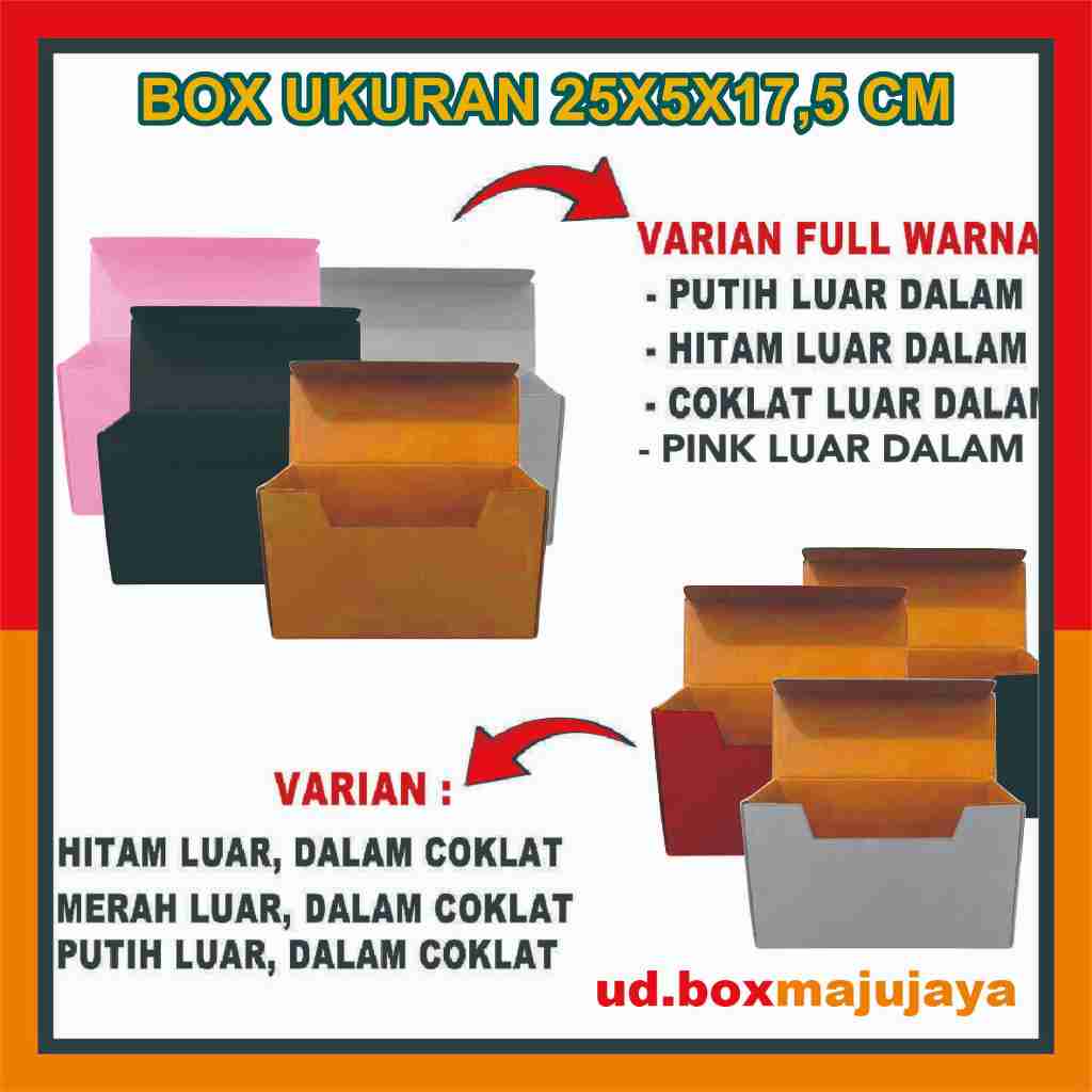 

Box 25x5x17,5 cm/Box Tas/Kardus Polos/Box Souvenir/Box hampers