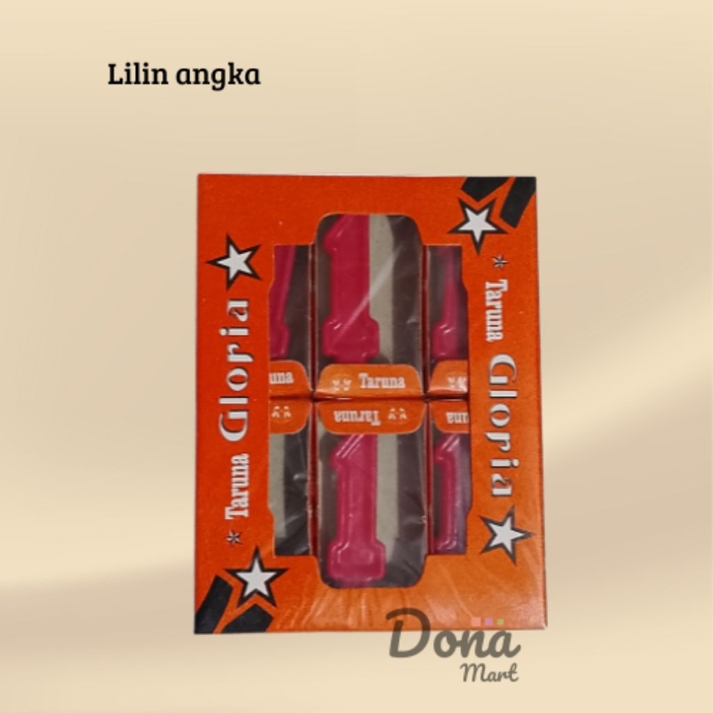 (1 PACK) Lilin angka 1 / lilin ulang tahun