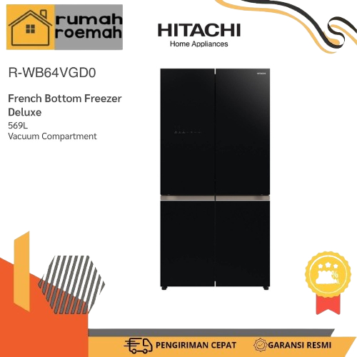 HITACHI REFRIGERATOR R-WB64VGD0 GBK