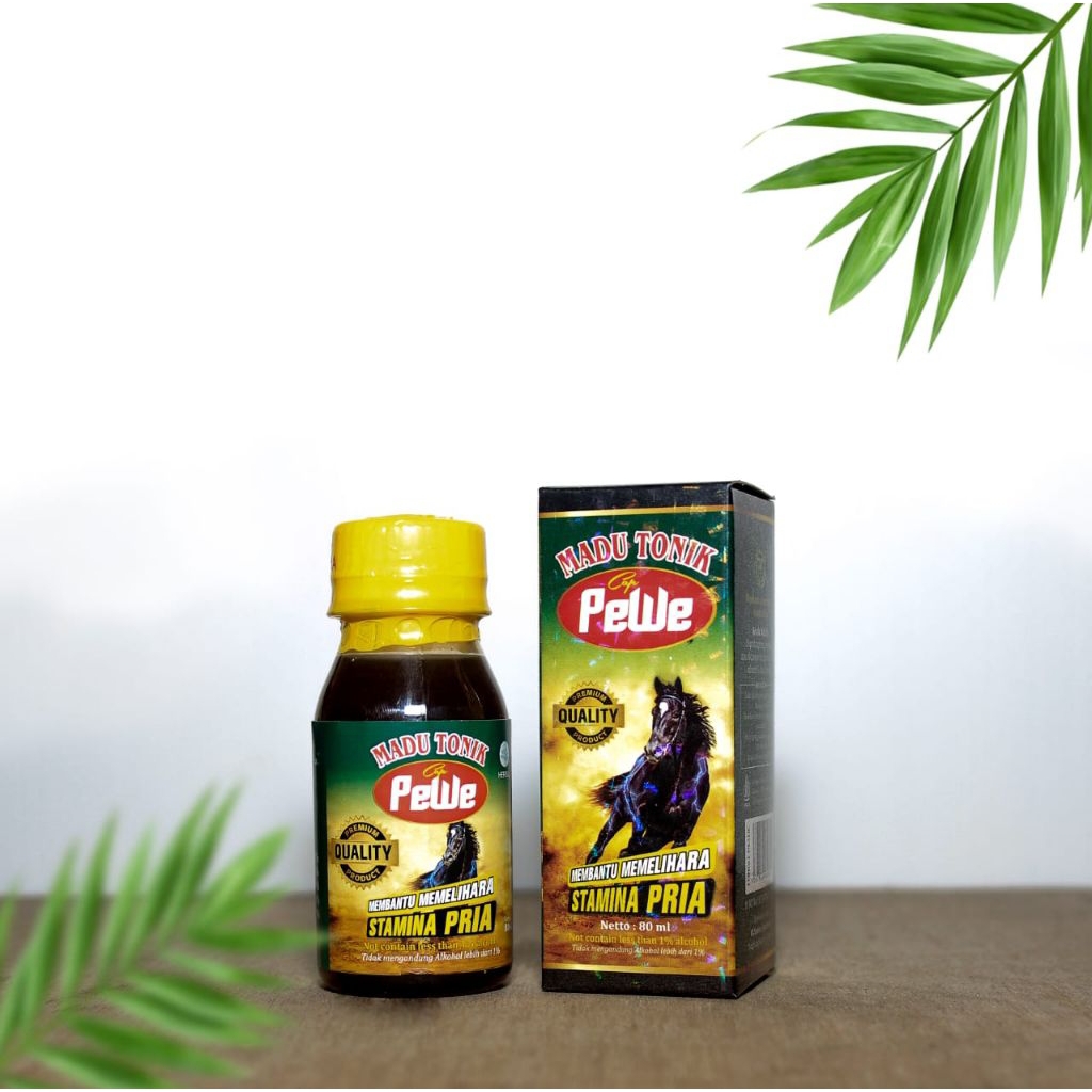 

Madu Tonik Cap Pewe 80ml / madu tonik / madu hutan asli