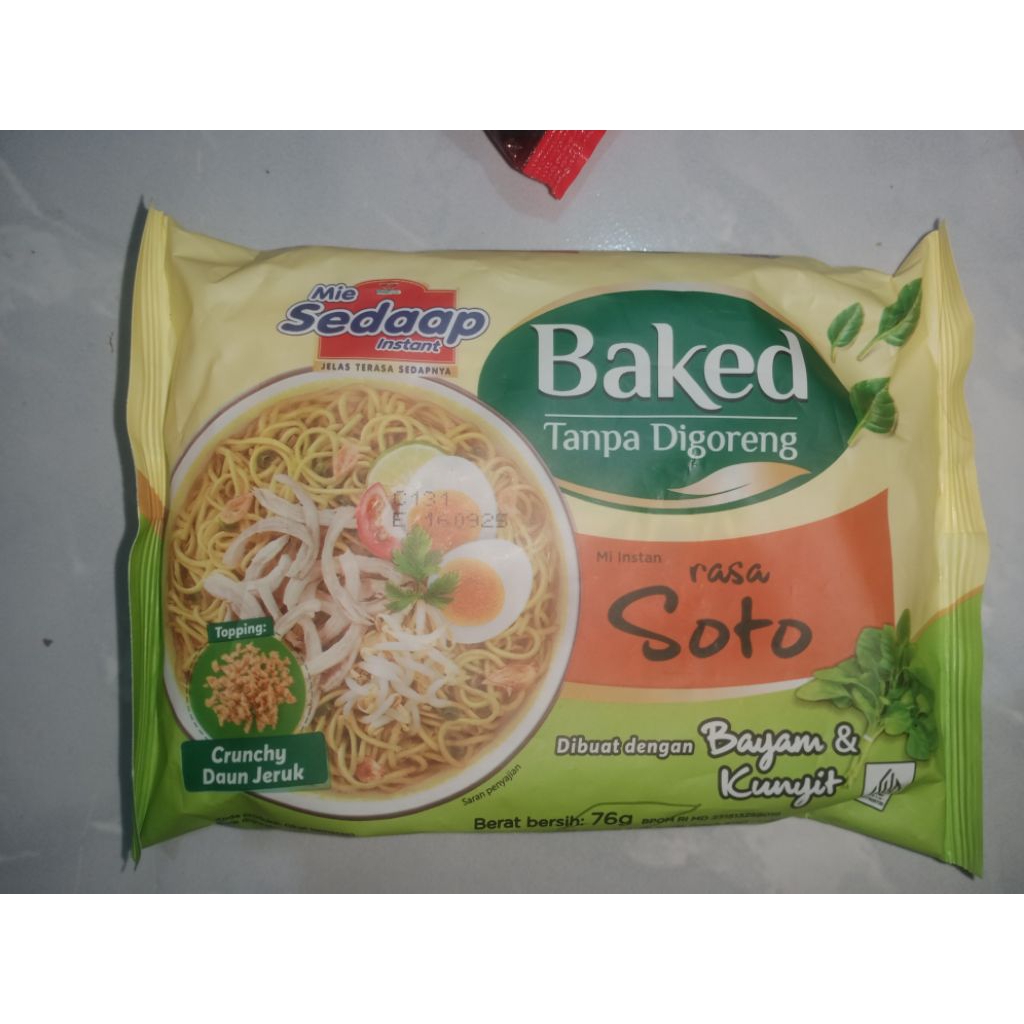 

mie sedaap baked rasa soto 76 gram