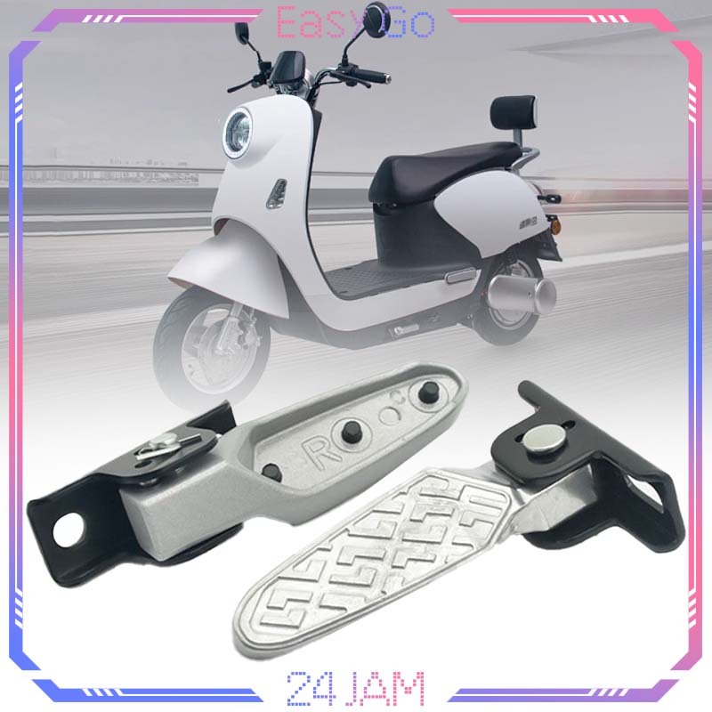 Footstep Sepeda Listrik 1pasangan Pedal Sepeda Listrik Lipat Pedal Belakang Sepeda Listrik Aluminum