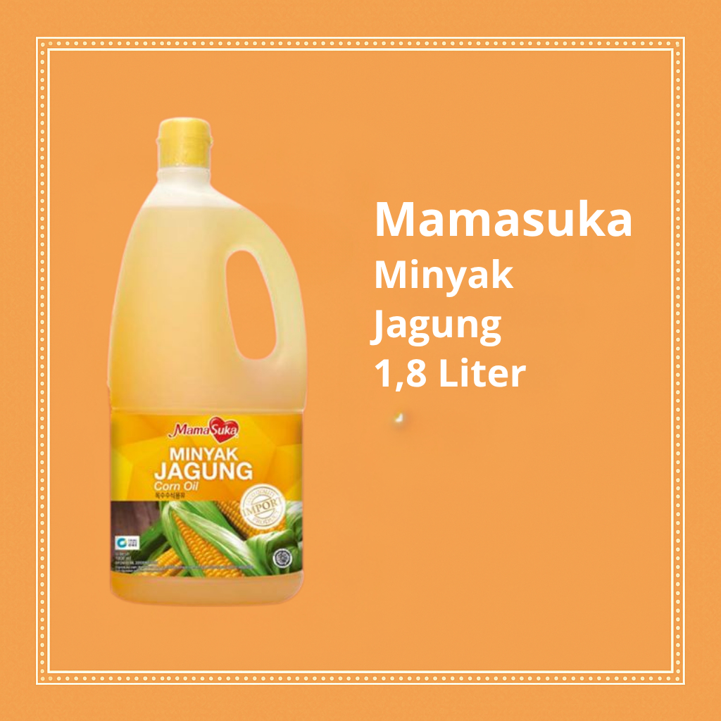 

Mamasuka Minyak Jagung 1.8L - Minyak Jagung Sehat untuk Usaha & Rumah Tangga