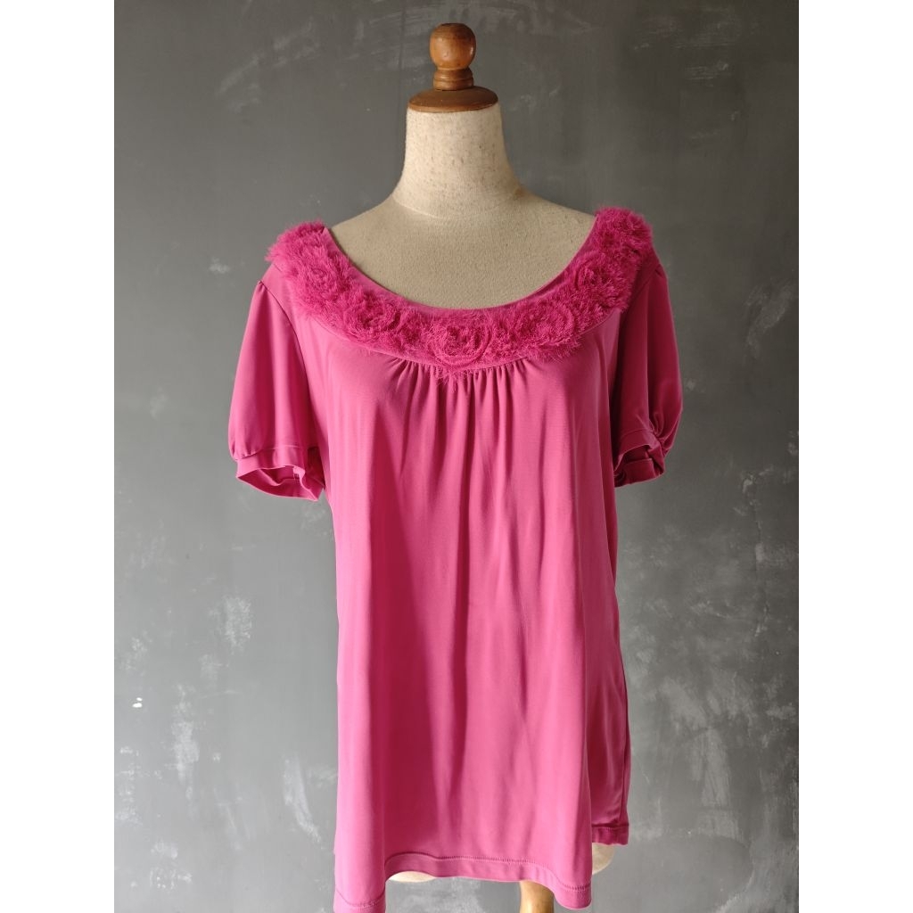 Atasan Mawar Pink