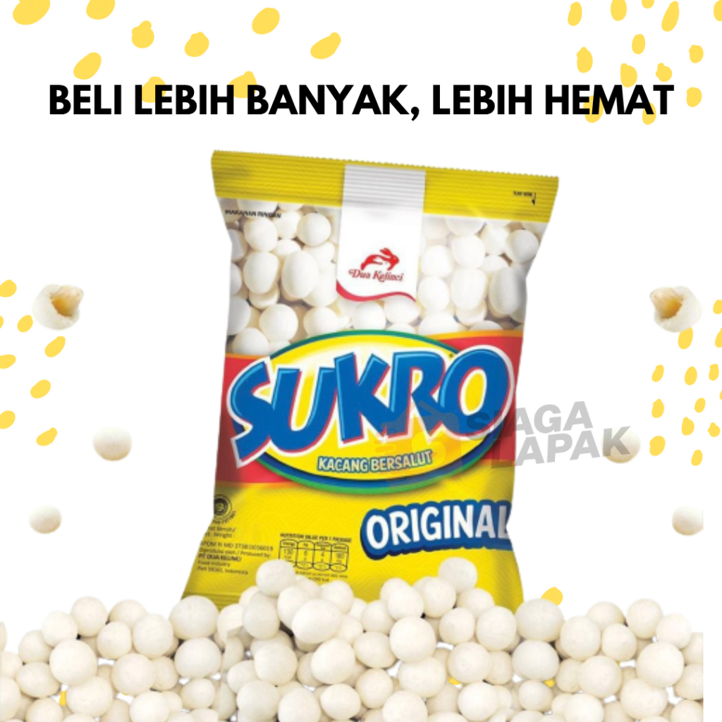 

Kacang Bersalut Sukro Original 42gr [BELI BANYAK LEBIH MURAH]