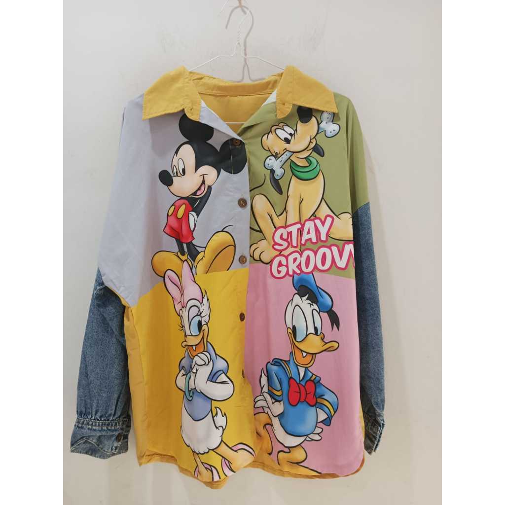 ONE SET PAKAIAN WANITA MICKEY MOUSE