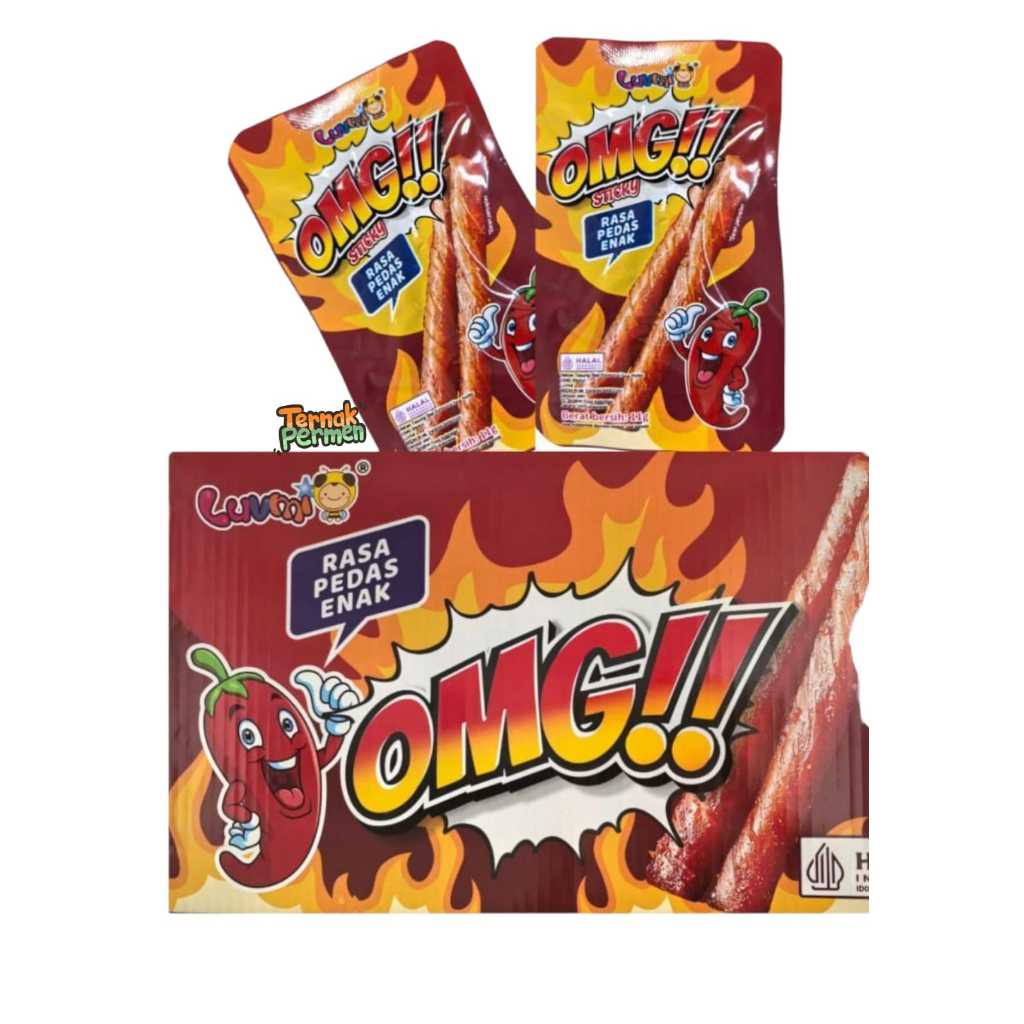 

SNACK PEDAS OMG STICKY ISI 30