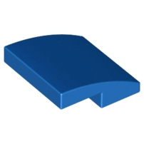 Lego 15068 Slope, Curved 2 x 2 x 2/3 blue