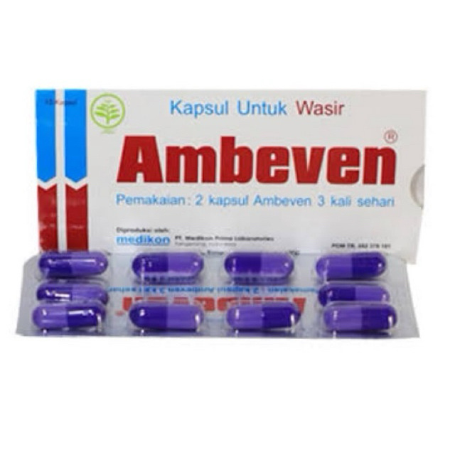 Ambeven 10 Kapsul / Obat Ambeien