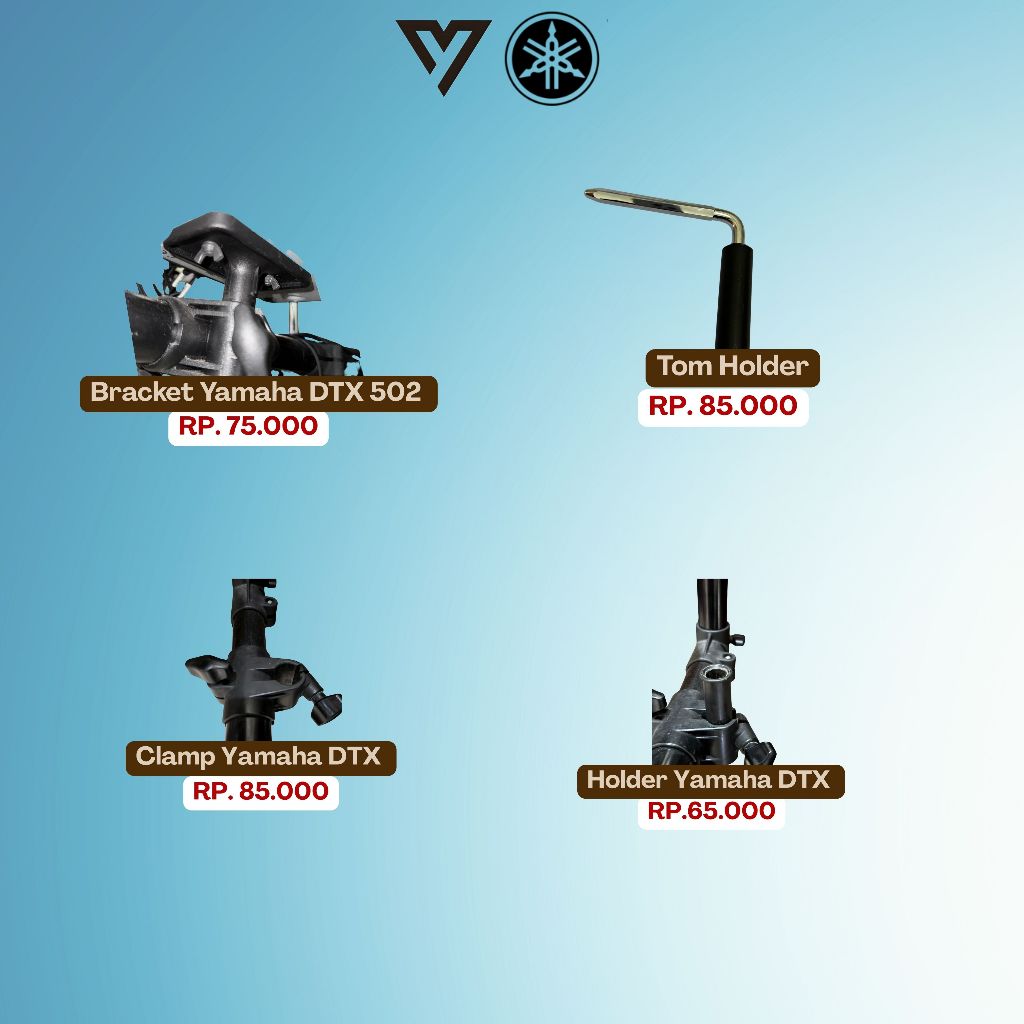 Jual Sparepart Bracket DTX 502/Tom Holder/Clamp/Holder Yamaha DTX Seri 5 Barang Original Harga Terja