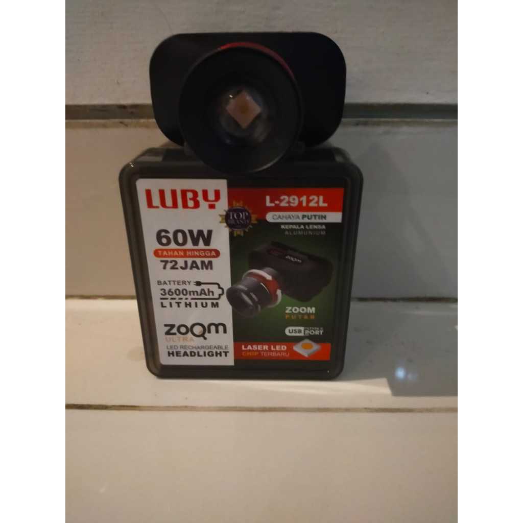 Senter Kepala Luby Zoom 2912 - 60 Watt