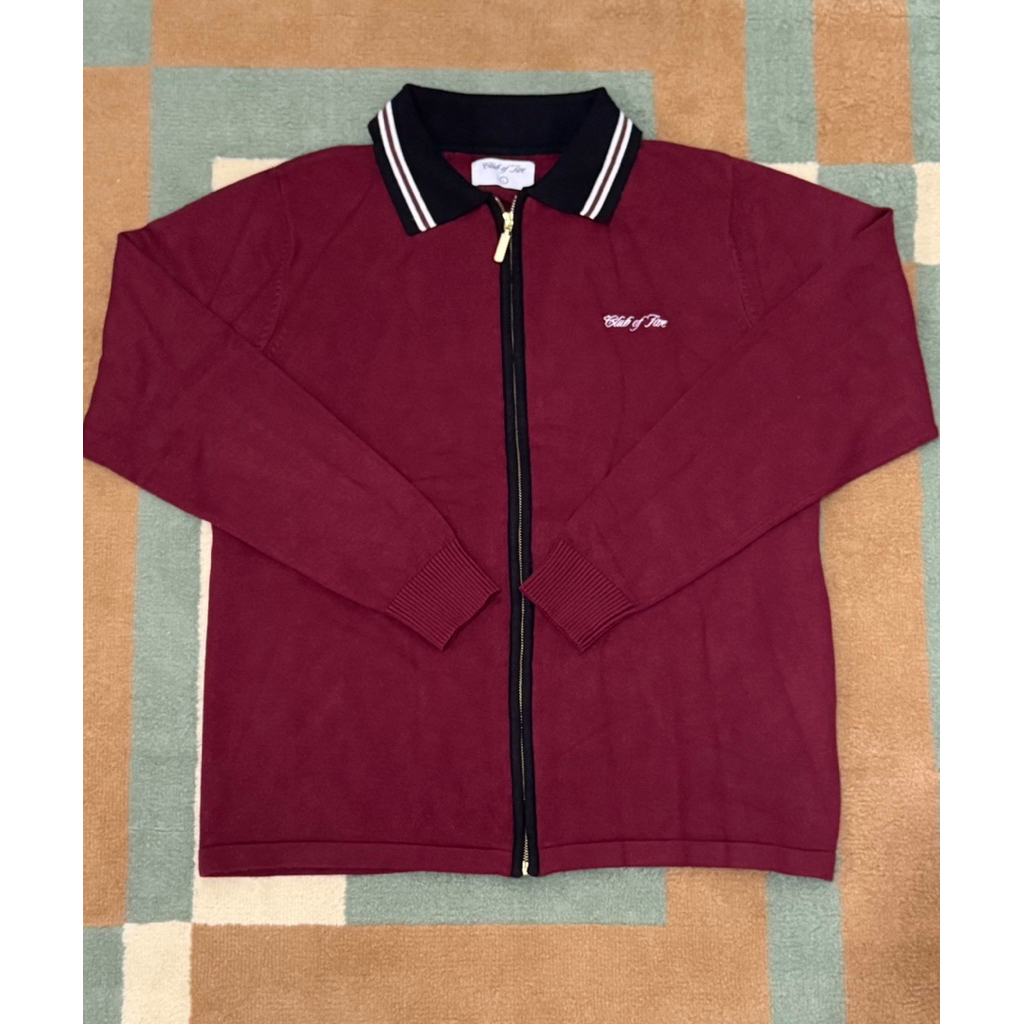Club Of Five Maroon Jacket