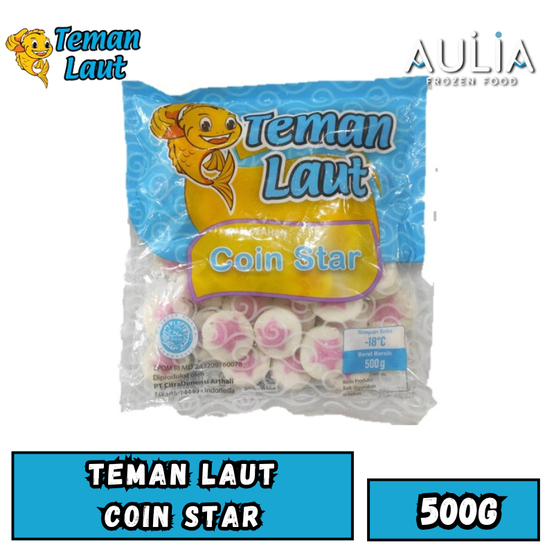 

Teman Laut - Coin Star 500g/ Cpin Star - Teman Laut 500gr / Frozen Food Depok / Aulia Frozen Food