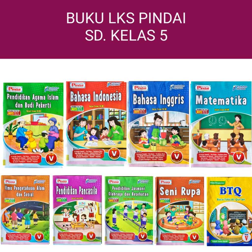BUKU LKS PINDAI SD KELAS 5