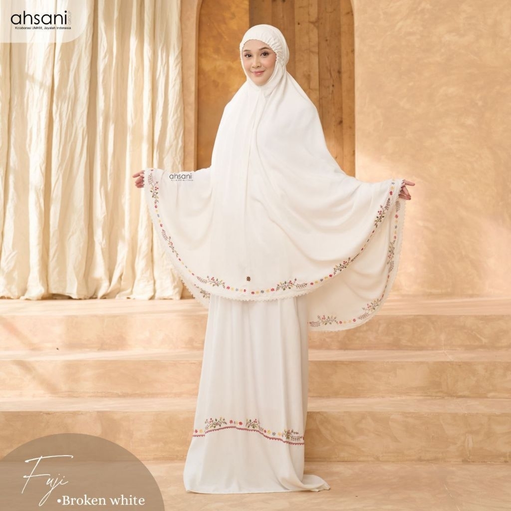 Mukena Fuji Rayon Premium Bordir ORI By Ahsani