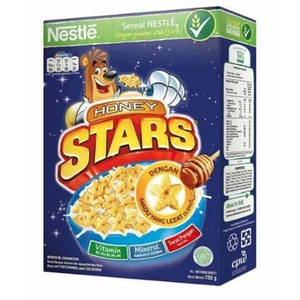 

[oddsolshop] pekanbaru/Nestle Honey Stars + Madu Lezat 150GR Sereal Sarapan Gandum Utuh