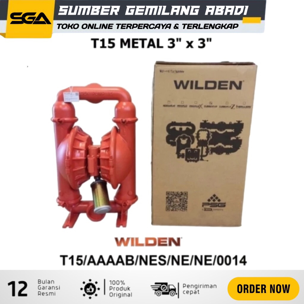 WILDEN DIAPHGRAM PUMP WILDEN T15 AAAAB/NES/NE/NE/0014/ - 3” - NEOPRENE