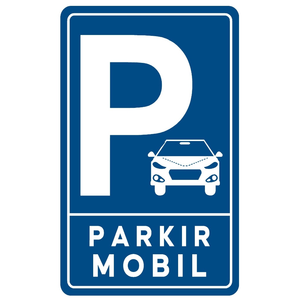 

STIKER PARKIR MOBIL CAR PARKING LABEL