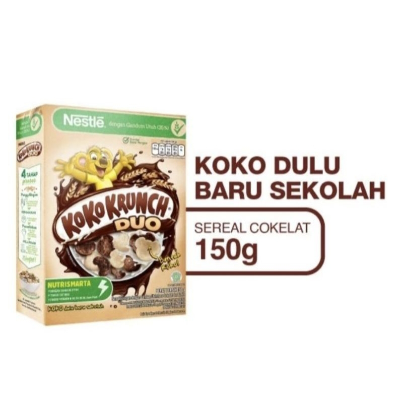 

[oddsolshop] pekanbaru/Nestle Koko Krunch Duo Cereal 150GR Sereal Gandum Utuh Vanila Coklat Cokelat