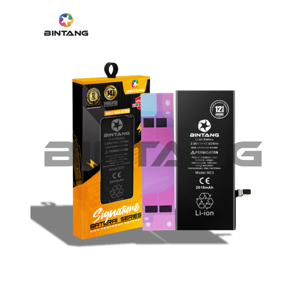 BATERAI BINTANG IPHONE SE 2022/SE3