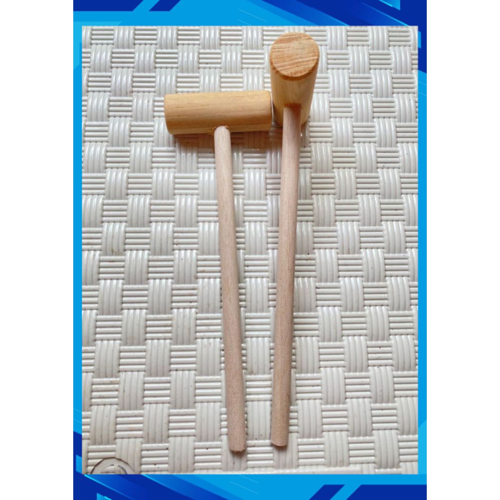 Palu kayu ecoprint 21 mm, palu kayu, palu pinata