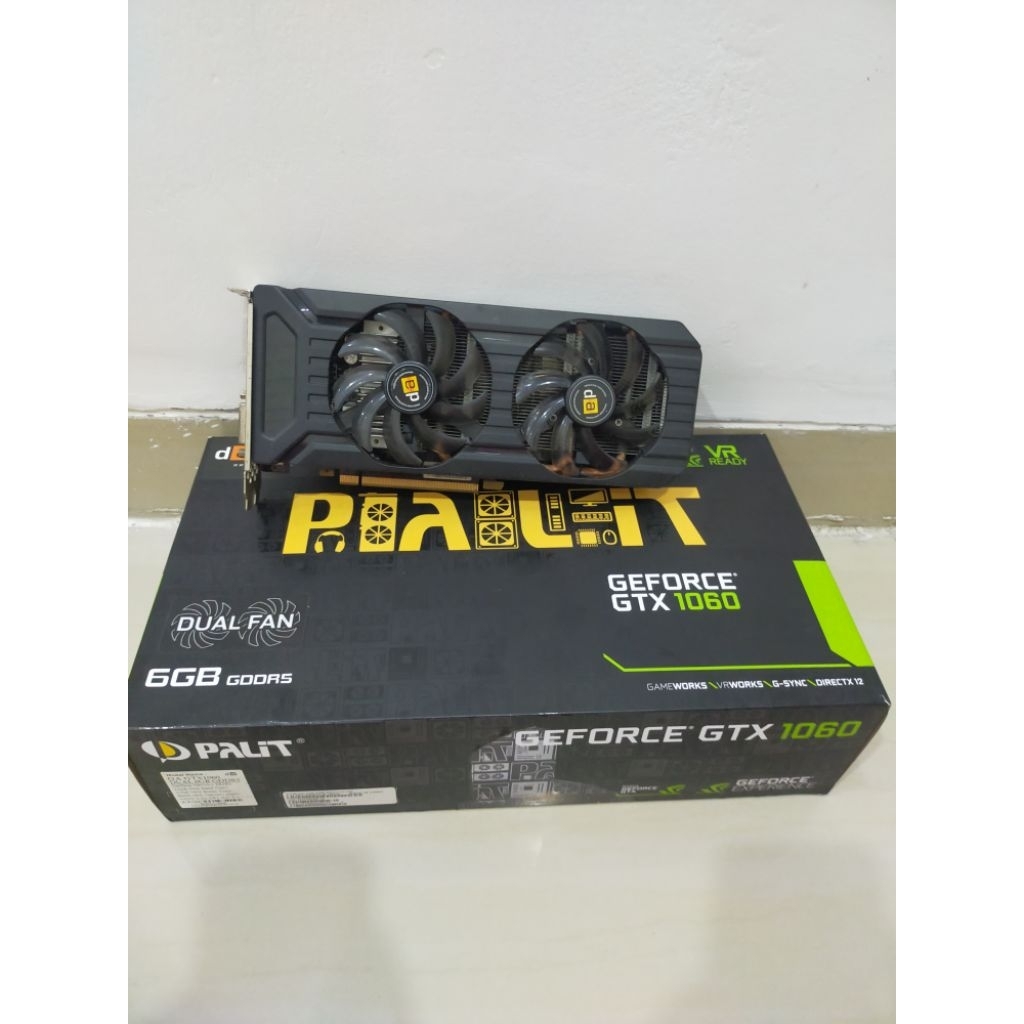 VGA PALIT GTX 1060 6GB 2ND FULLSET