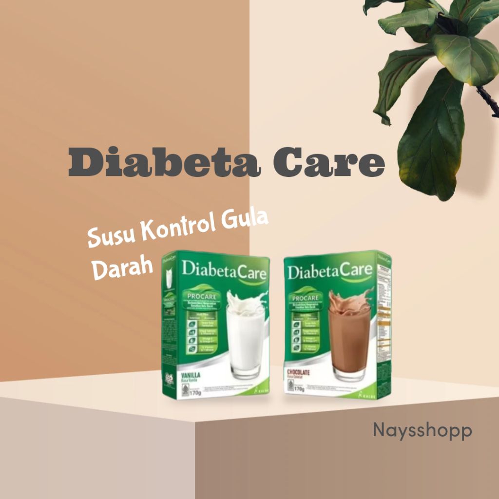 

Diabeta Care Susu Kontrol Gula Darah 170 gr
