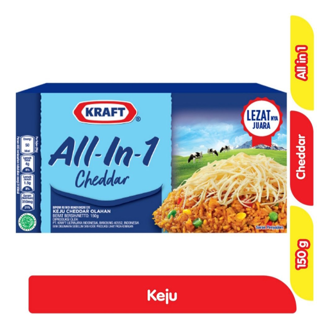 

Kraft Keju All in one Box 150g